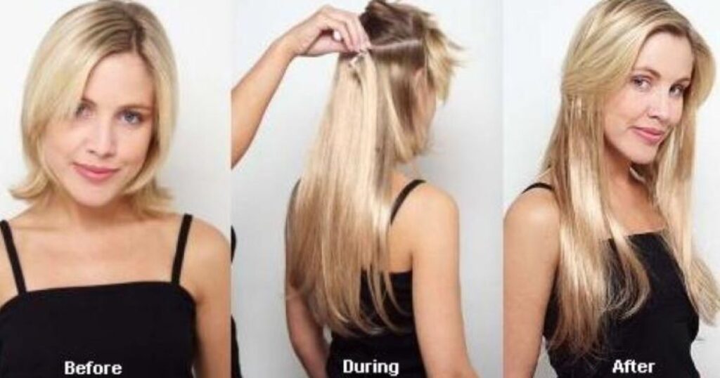How To Put Clip-In Extensions In Short Hair