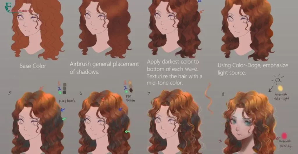 How to Draw Curly Hair