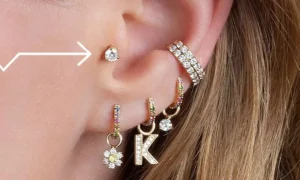 Flat Back Earrings for Ear Piercings