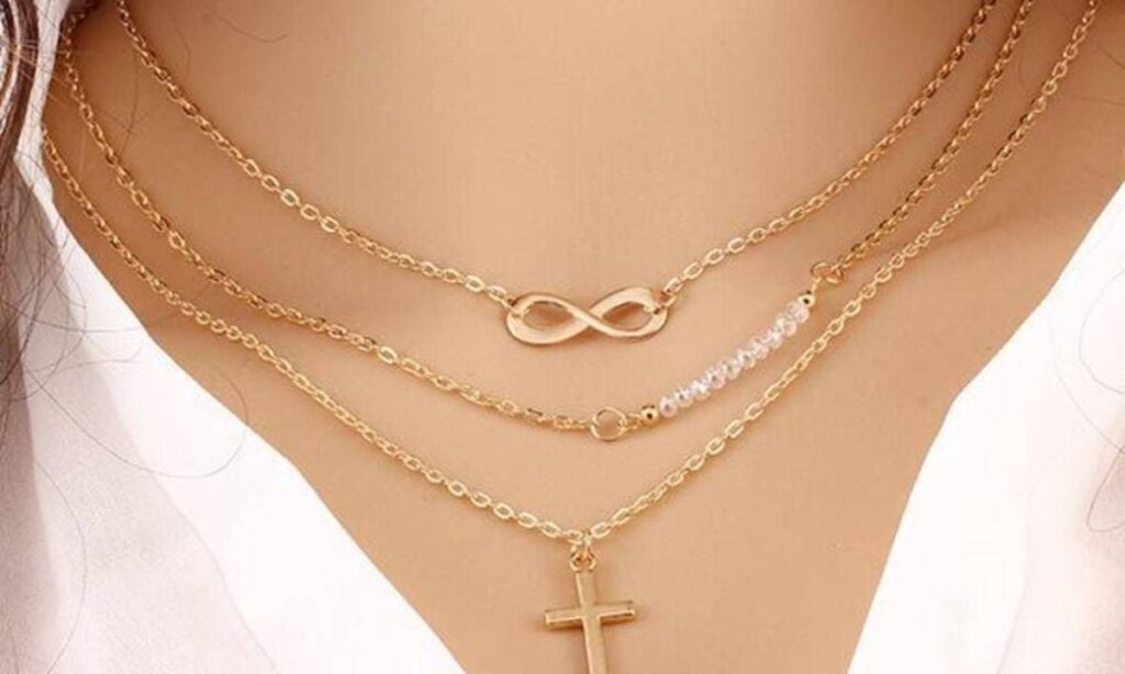 Necklace Clasp keeps Moving to the Front meaning